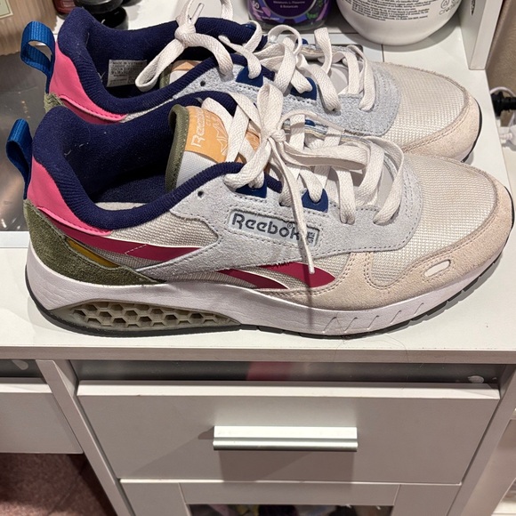 Reebok Shoes - Reebok Pink and White Athletic Shoes